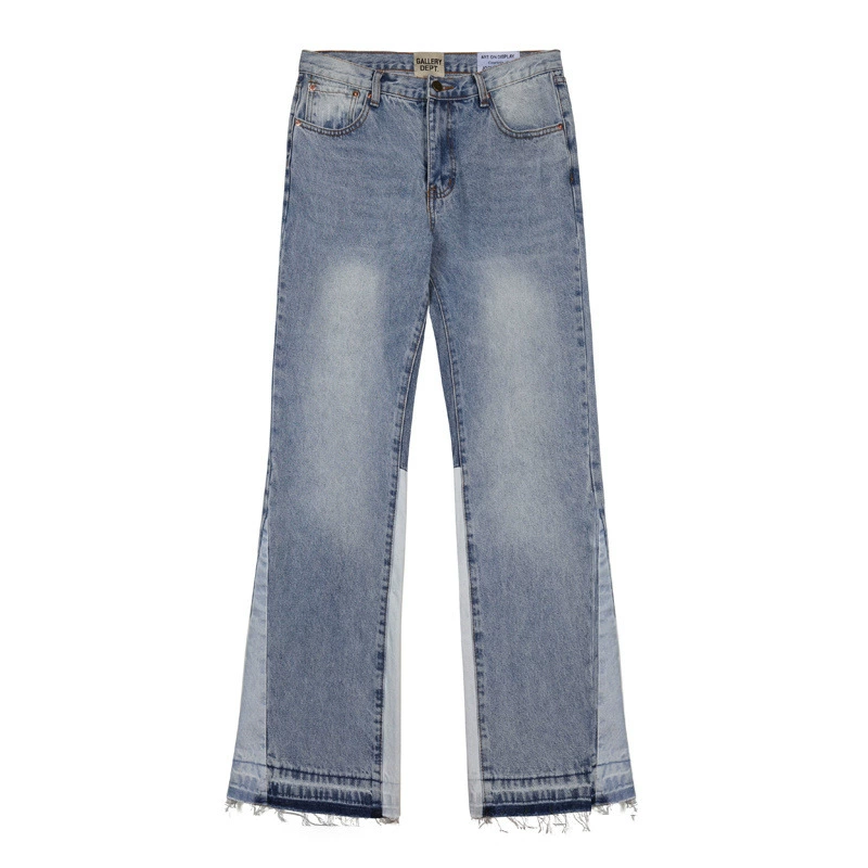 Gallery new basic model water washing micro -governed jeans wild trousers