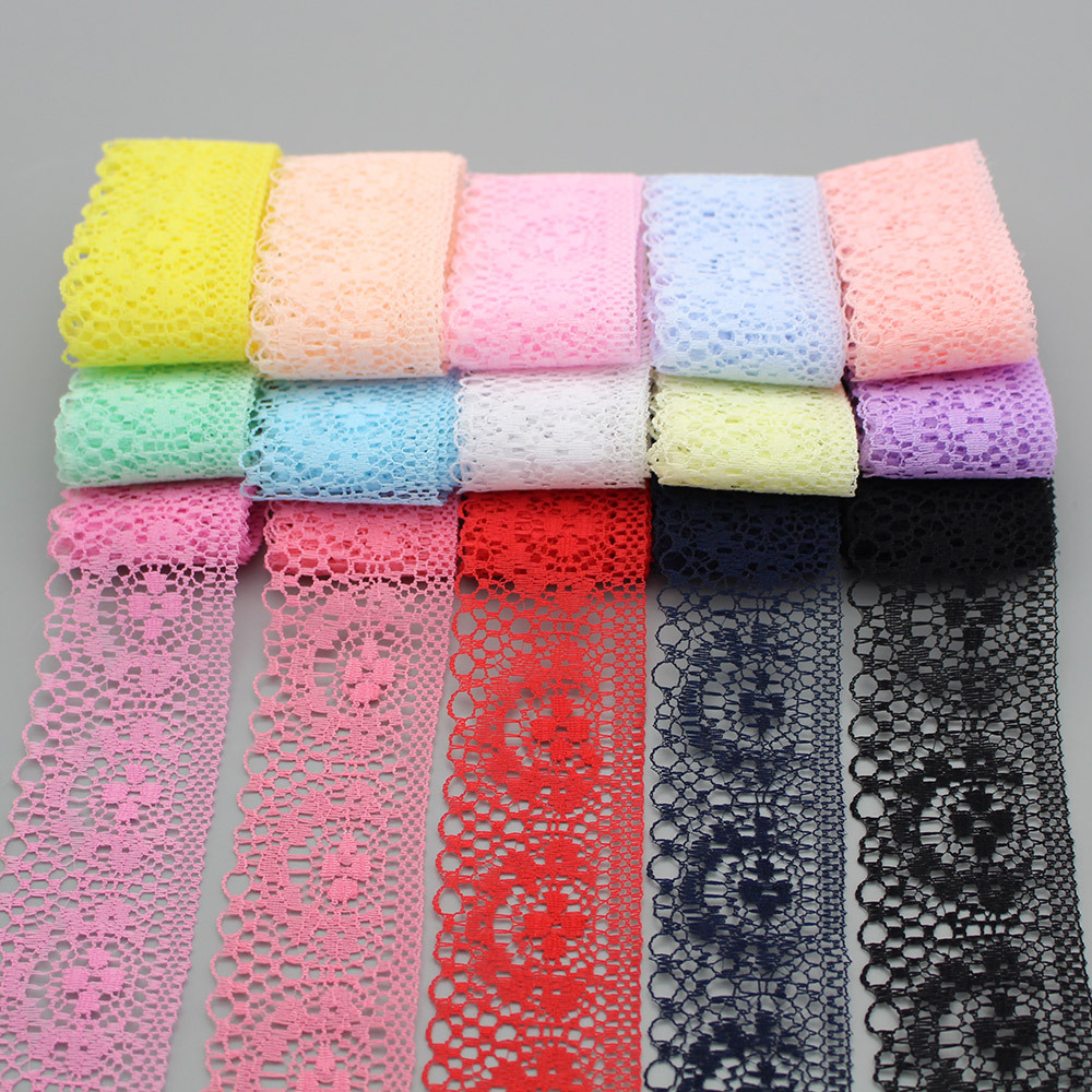 4cm蕾丝刺绣水溶花边手工服装辅料网布家居桌布纺织网纱绣花花边