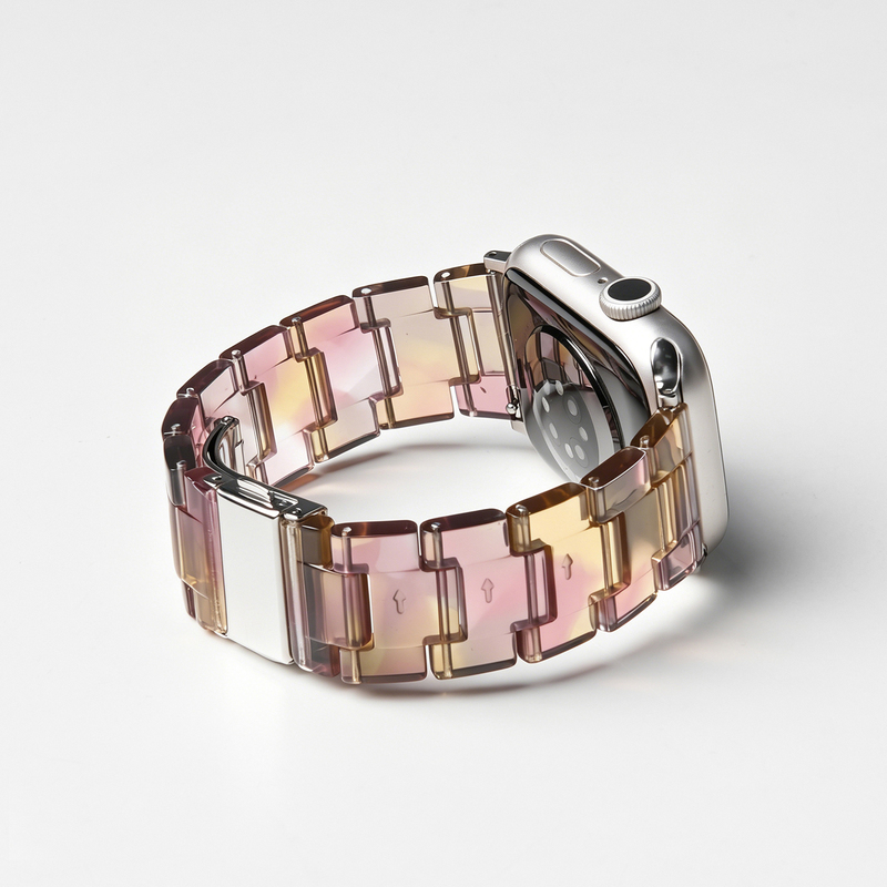 Suitable for Iwatch12 Watch Strap, Apple S11 Watch, Applewatch9 Transparent Resin, S8/S7 Wristband Resin Suitable for Iwatch12 Watch Strap, Apple S11 Watch, Applewatch9 Transparent Resin, S8/S7 Wristband Resin