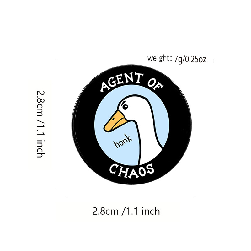 10g Weight Brooches Classification Holiday, Daily Occasion Alloy Material Animal, Letter Pattern Unisex Gender Cute Style Cute Pin Animal Letter Alloy Unisex Brooches 无