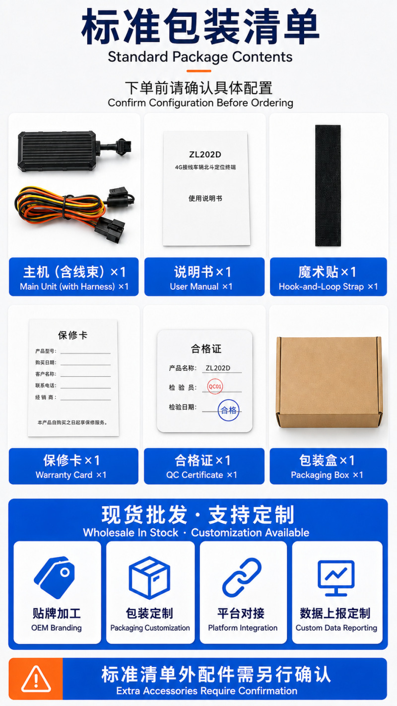 4G vehicle-mounted Beidou locator for cars, trucks, and electric vehicles, wired remote fuel and power cut-off fleet management terminal wholesale