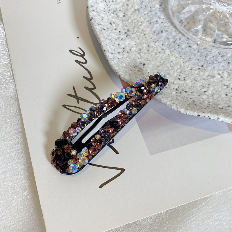 Glitzernde Strass Haarspangen Und Snap Clips Für Elegante Styles_voghion.com