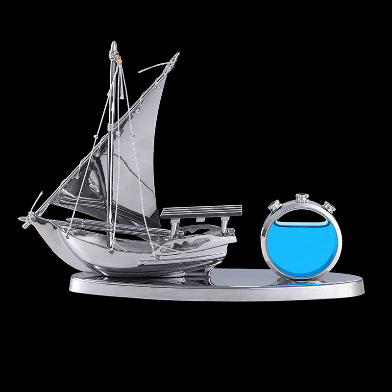 Car Ornaments Alloy Boat Car Perfume Seat Cow New Entry and Exit Safe Car Interior Decoration Supplies Aromatherapy Ornaments