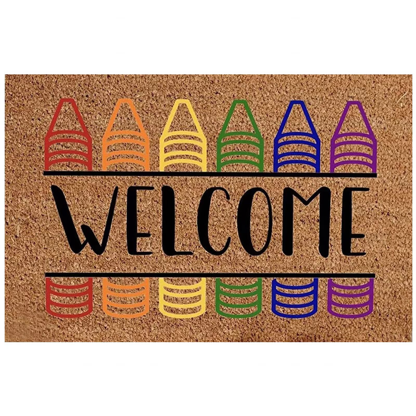 Amazon transfronterizo caliente-venta alfombra de piso estera de la puerta de entrada AliExpress generación entrega estera de la puerta etiquetado independiente embalaje