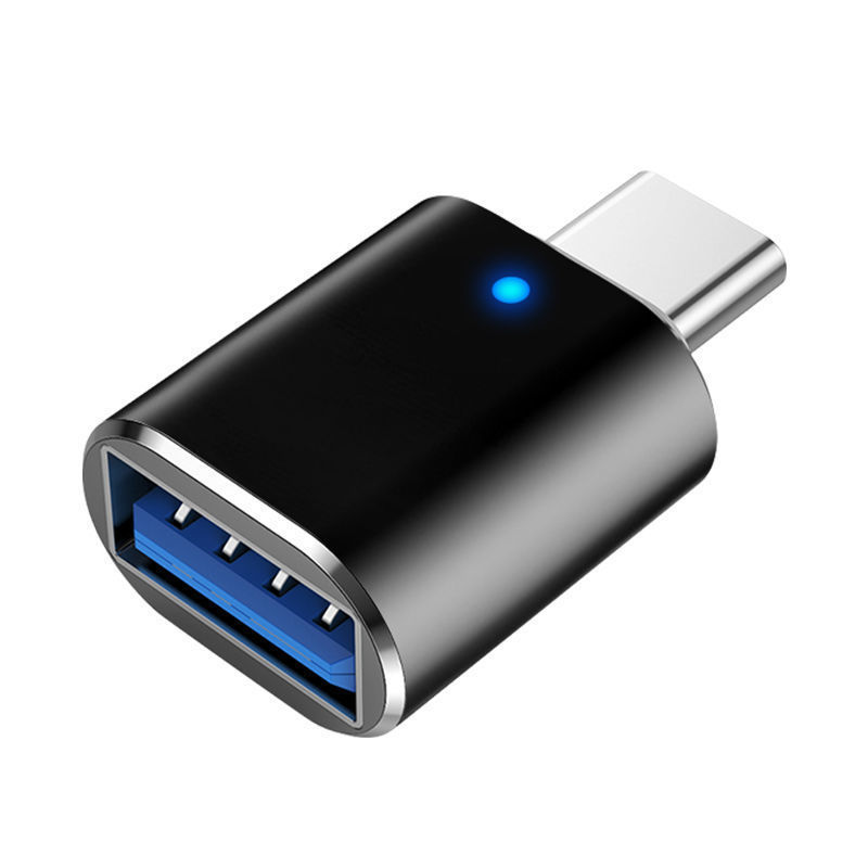 Adaptador OT typ-c a usb3.0 teléfono móvil con lector de tarjetas de luz adaptador de carga del coche accesorios al por mayor