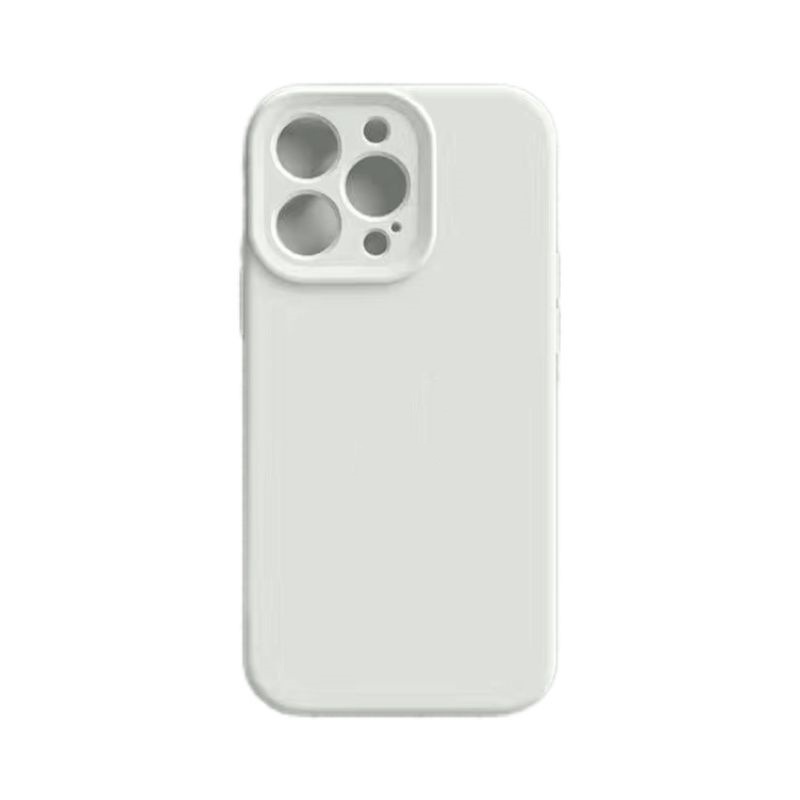 細穴ソリッドシリコン iPhone16 携帯電話ケース Apple 15promax つや消しオールインクルーシブ 14 指紋防止と滑り止め|undefined