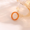 Retro resin, fashionable ring, European style, simple and elegant design, internet celebrity, wholesale