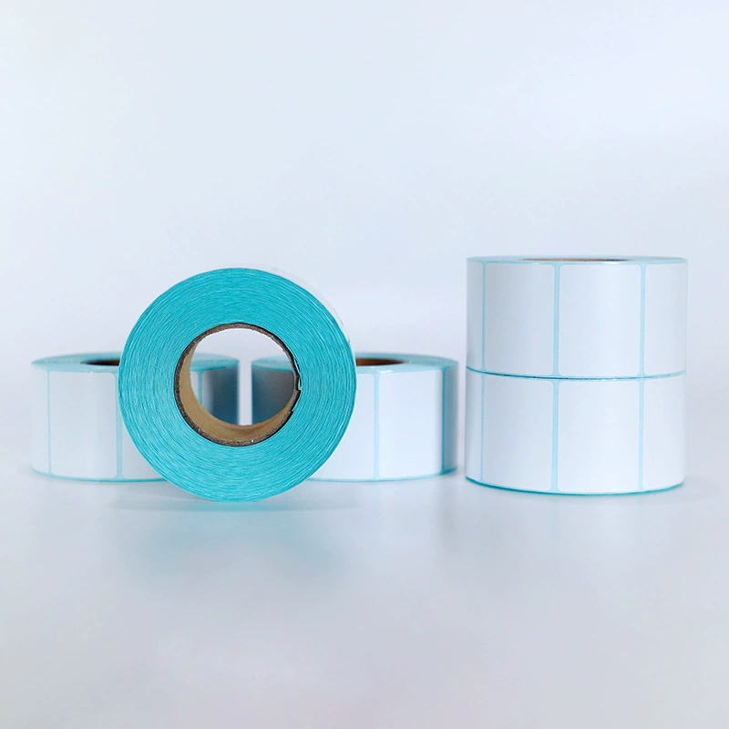 Self-adhesive sticker three-proof thermal label paper 40x30x800 barcode printing paper waterproof, oil-proof and scratch-proof