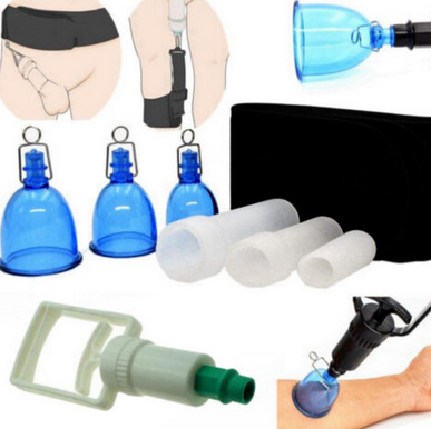 Entrenador del pene de los hombres vacío presión negativa entrenamiento estiramiento cupping accesorios pierna cintura Correa conexión manga adultos suministros