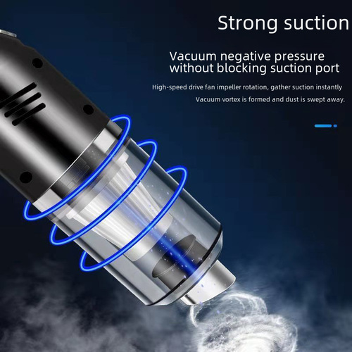 Car vacuum cleaner, car wireless charging, automotive home handheld small car high power suction strong mini