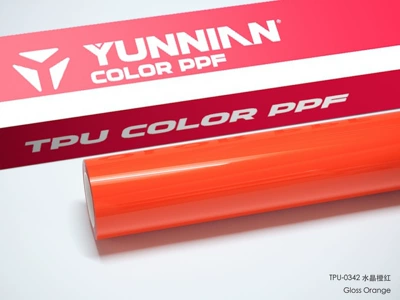 color change film, pink crystal color | Auto Color Change Film - tpu-crystal-orange-red-suitable-for-both-wet-and-dry-use-15215m