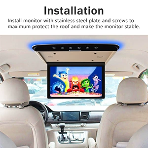 15.6 düym IPS MP5 USB HDMI girişli HD tavan TV monitoru