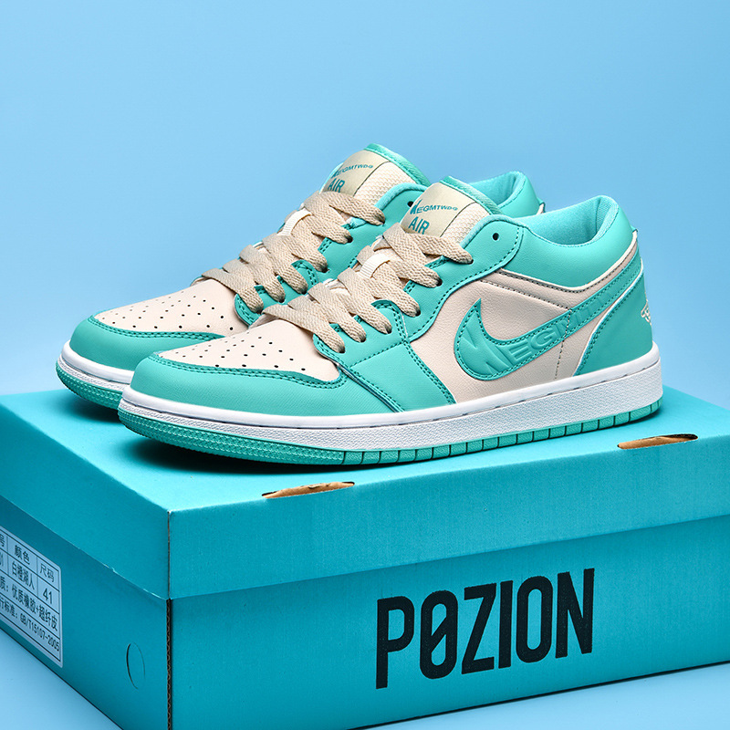 aj1 로우탑 블루와 그린