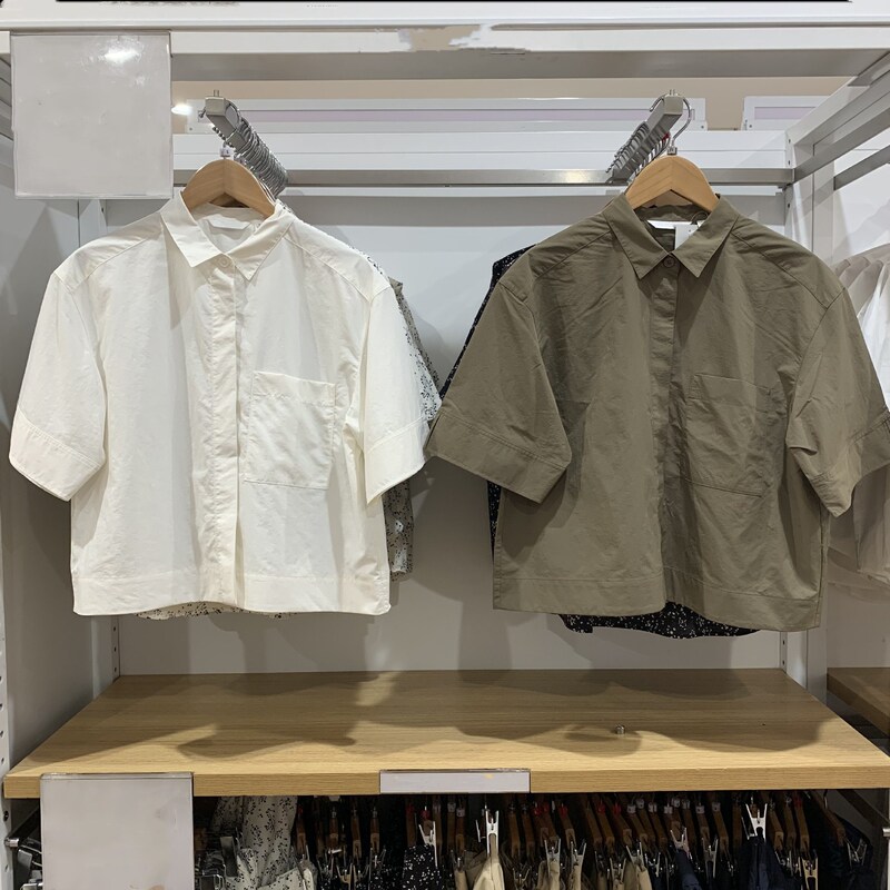 Japanese Women's Clothing Casual Loose Short Shirt Short-Sleeved Shirt Pure Color Air-Conditioning Shirt Thin Jacket Autum 479096