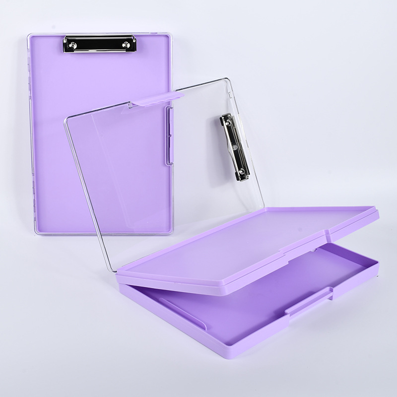 多機能フォルダー学生ライティングパッド大容量印刷可能なロゴドキュメント収納ボックス A4 強力なファイルボード