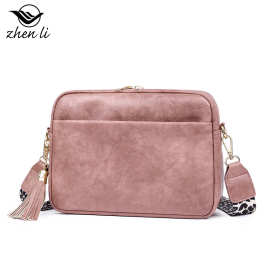 zhenli糖果色单肩包 包包女包新款单肩斜挎包 复古风流苏包包批发