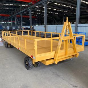 Flat trailer factory truck cargo transfer truck large tonnage heavy tool truck traction flat trailer