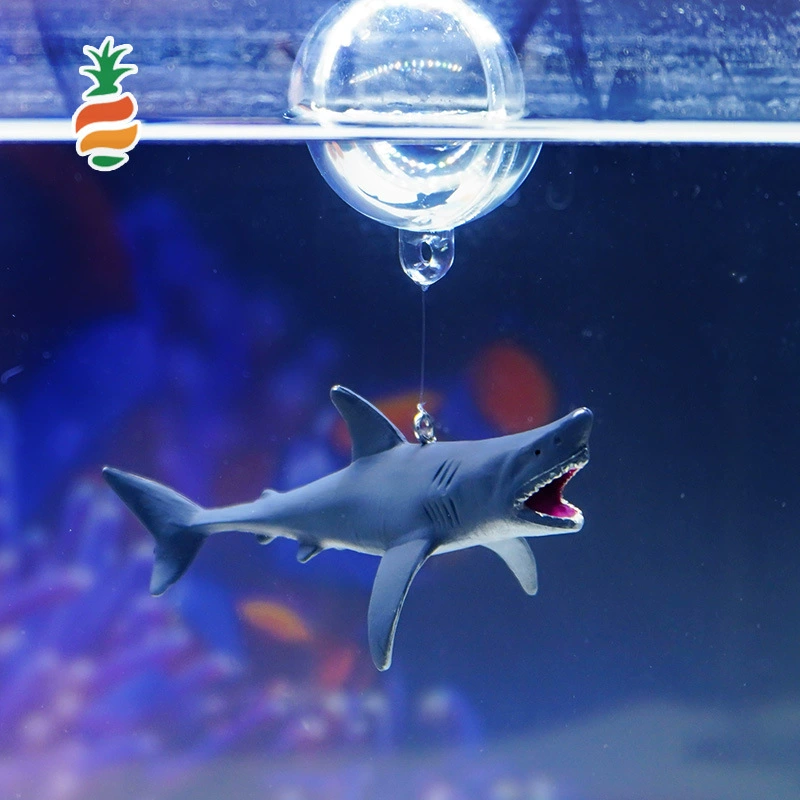 Популярный плавающий реквизит в виде акулы, декоративные украшения для ландшафтного дизайна аквариума, декоративные композиции для садоводства, прямая поставка с завода, готовая продажа