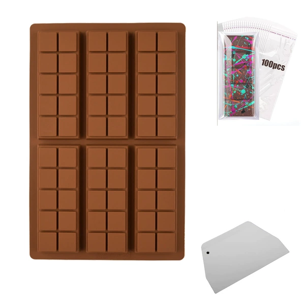 Square [mold + bag + scraper]