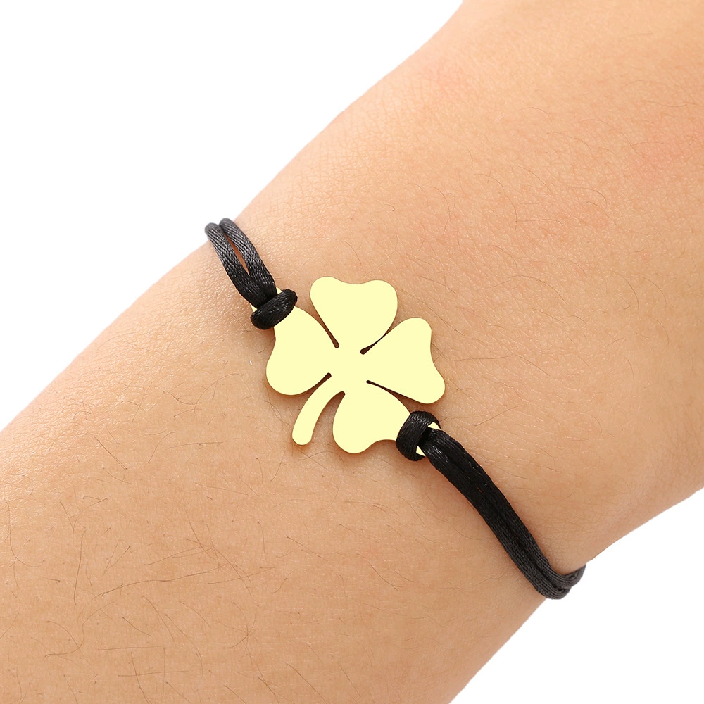 Плетеный солома удача клен, браслет из нержавеющей стали, аксессуар, Aliexpress, новая коллекция, европейский стиль