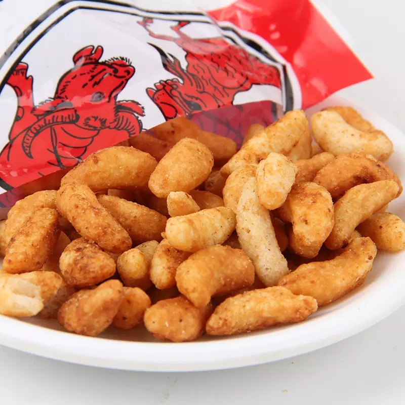 Amber Sheep and Goat with Fried Rice Crisp Puffed Snack Nostalgic Food 90g Bagged Full Carton Supermarket Food Large Wholesale
