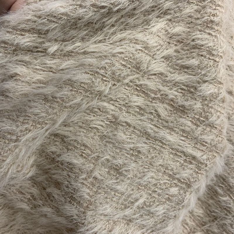 马海毛面料布弹力兔毛提花绒布娃娃衣diy服装箱包帽子毛衣面料布|undefined