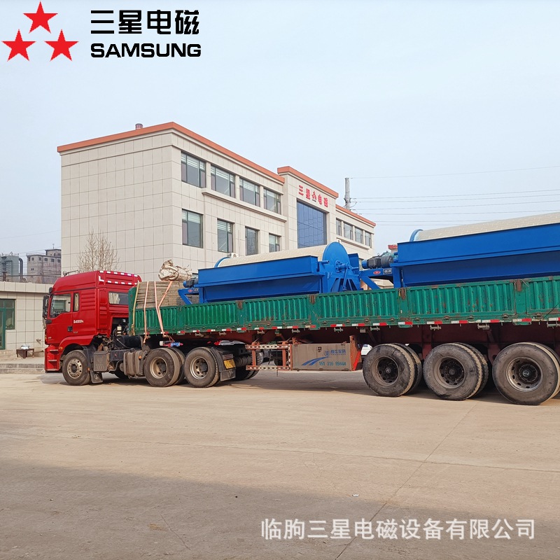 厂家定 制强磁选机 铁矿石圆筒磁选设备 CTB半逆流湿式磁选机