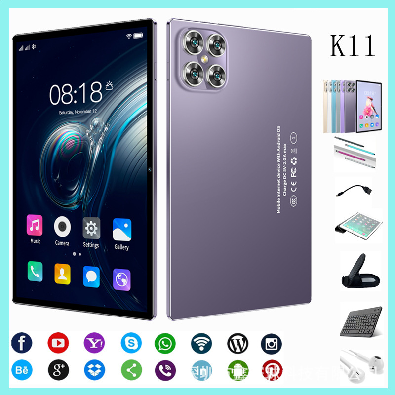 跨境贸易新款10寸平板电脑厂家批发八核4+32智能二合一学习机教育