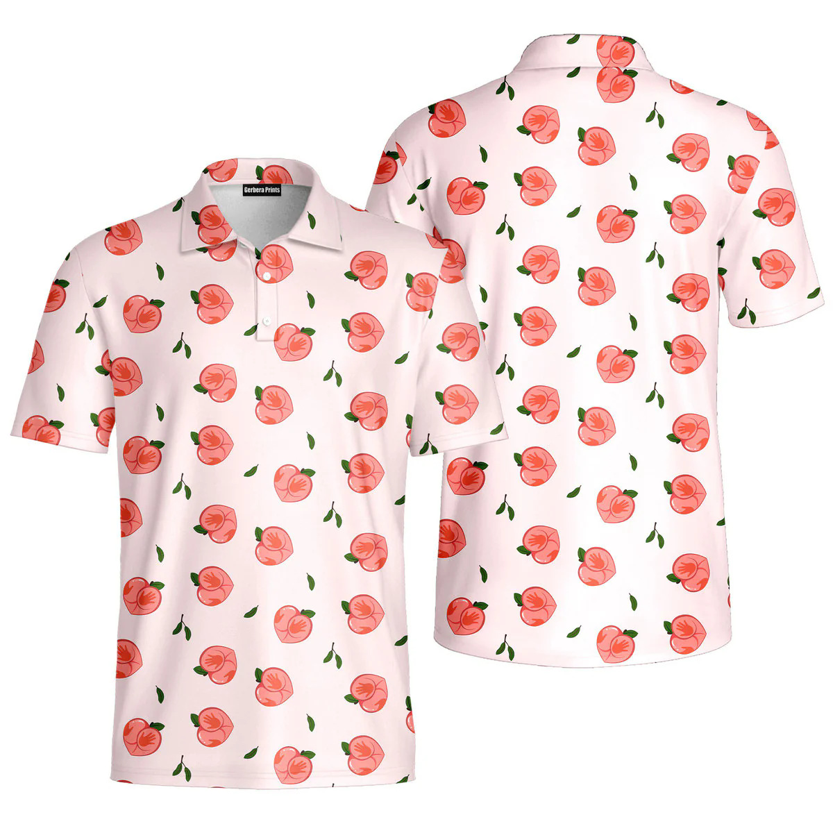 Hochwertiges, grenzüberschreitendes Kurzarm-Poloshirt mit 3D-Digitaldruck für Herren im Business-Bereich_voghion.com