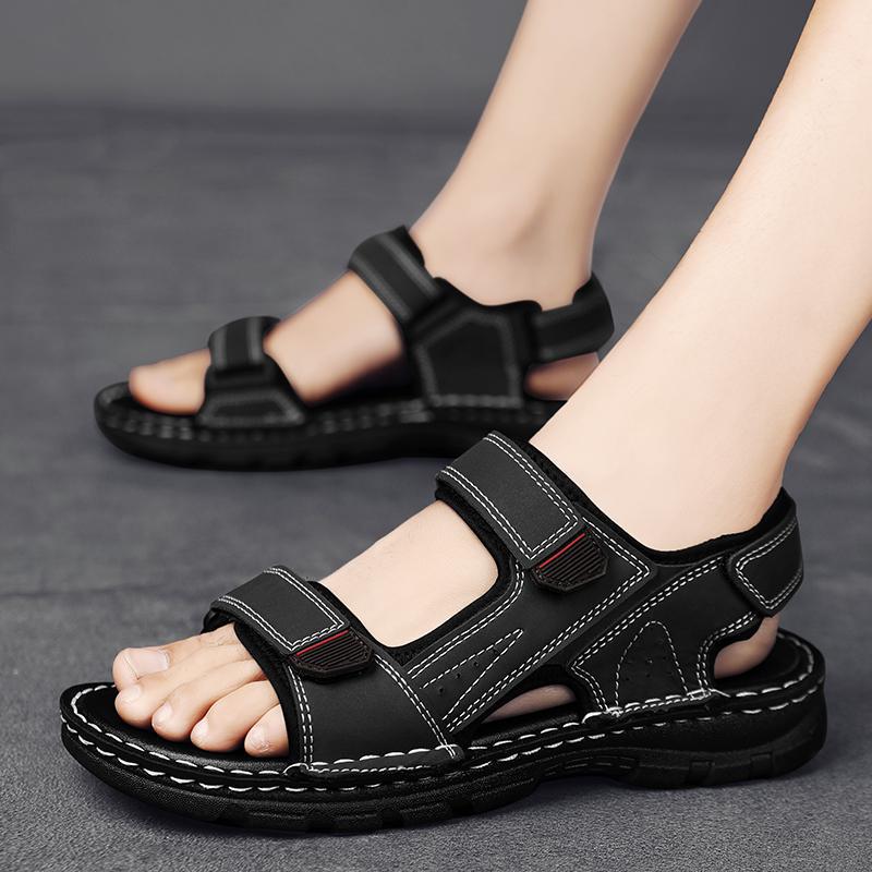 Herren Sommer Sandalen Für Strand Freizeit Offene Badeschuhe_voghion.com