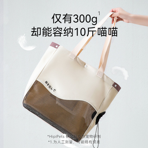 Pet bag, portable cat bag for outings, single-shoulder breathable canvas bag, portable cross-body dog ​​bag, small dog head-exposed cat bag