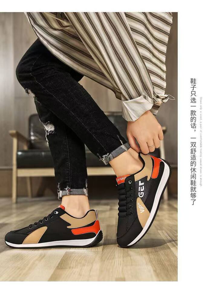 Giày thể thao nam đế mềm chống trượt, giày chạy bộ ngoài trời kiểu mới — Da M88 [đóng hộp] màu trắng, Da M88 [đóng hộp] màu xám, Da M88 [đóng hộp] màu đen chi tiết 12