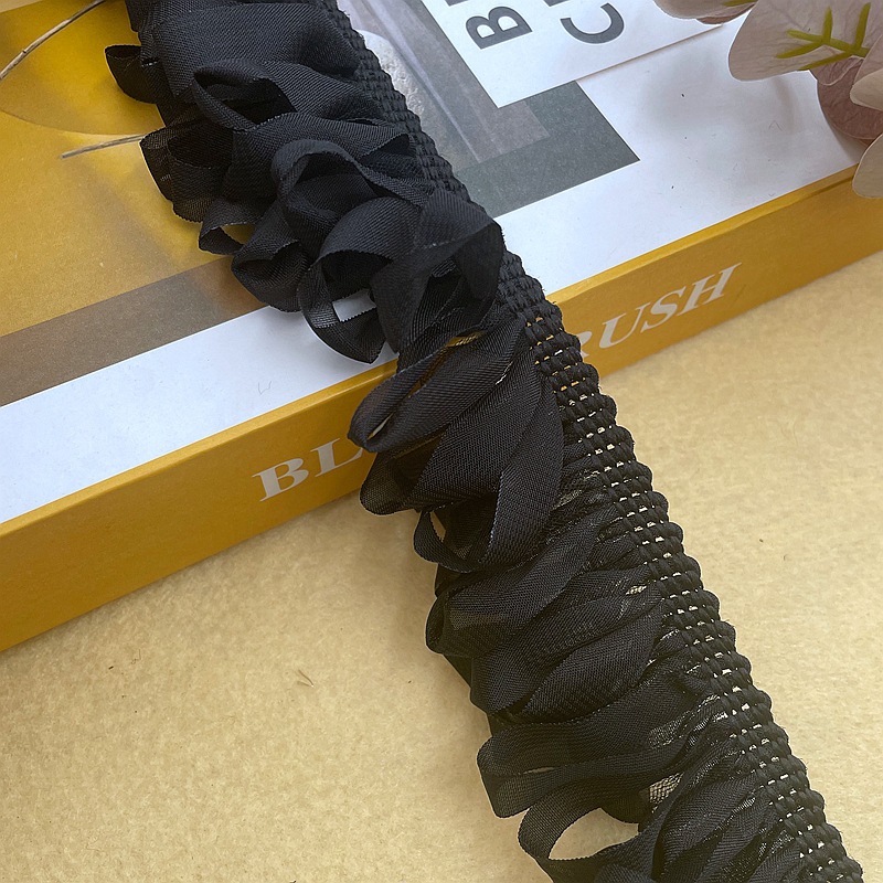 現物卸売り機織雪紡織布条排ひげ流蘇レースDIY服装家紡織補助材料レースロリータ