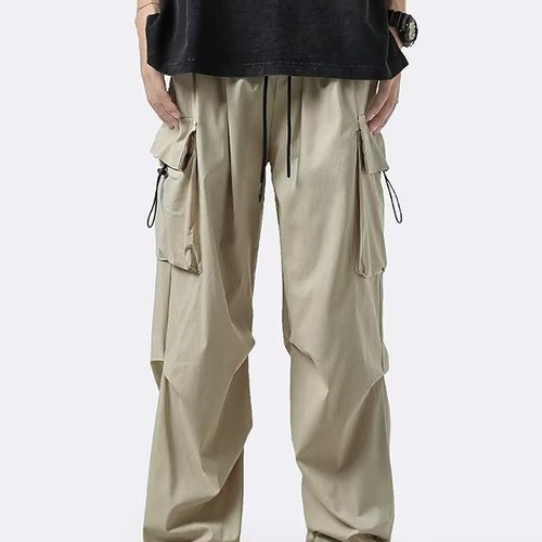 Stylish American Functional Paratrooper Work Trousers for Men - Autumn/Winter New Arrival Outdoor Sports Climbing Down Jacket Trousers Casual Long Pants