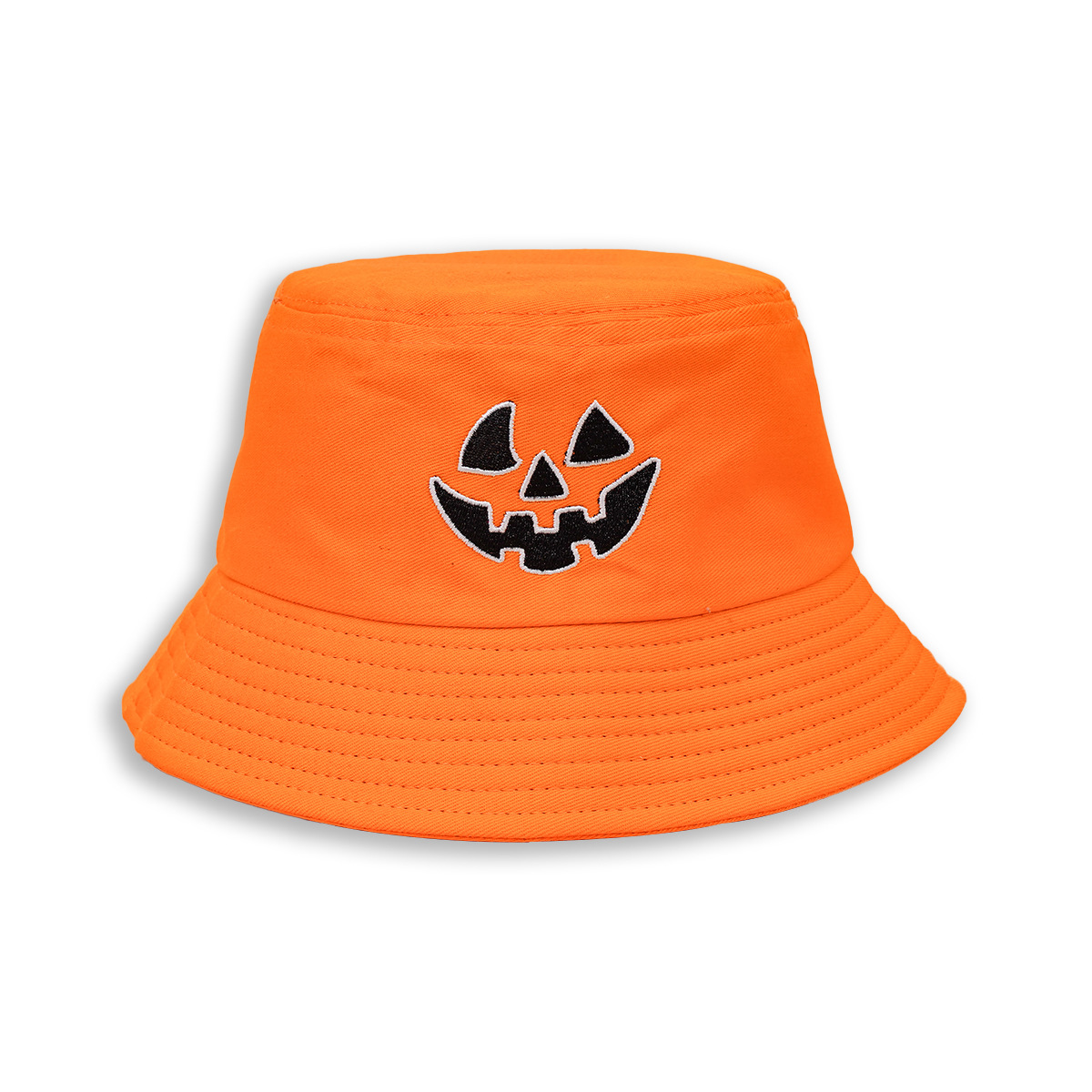 Nuevo sombrero de los hombres de la personalidad de moda bordado de calabaza pescador sombrero de ala ancha a prueba de Sol de Halloween sombrero de Cuenca del todo fósforo sombrero de las mujeres