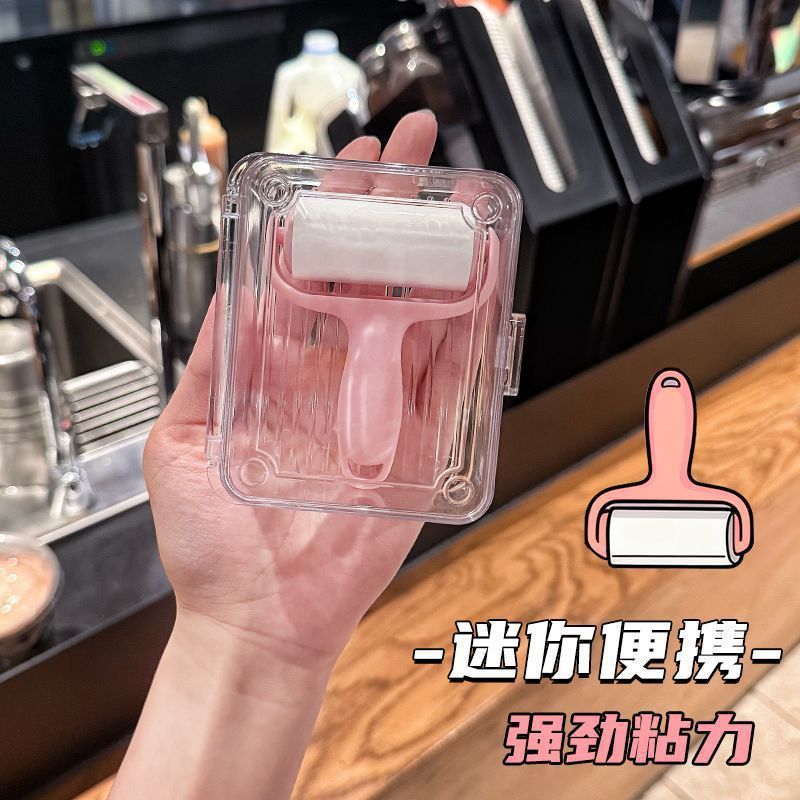 New Portable Roller Lint Remover Fabric Fluff Picker Hair Remover Clothing Depiller Portable Pocket Lint Roller Wholesale