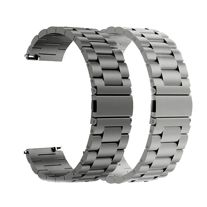 18mm 20mm 22mm Three-Bead Titanium Alloy Watch Strap Suitable for Huawei Gt4/5 Samsung Active2 Garmin Wristband 18mm 20mm 22mm Three-Bead Titanium Alloy Watch Strap Suitable for Huawei Gt4/5 Samsung Active2 Garmin Wristband