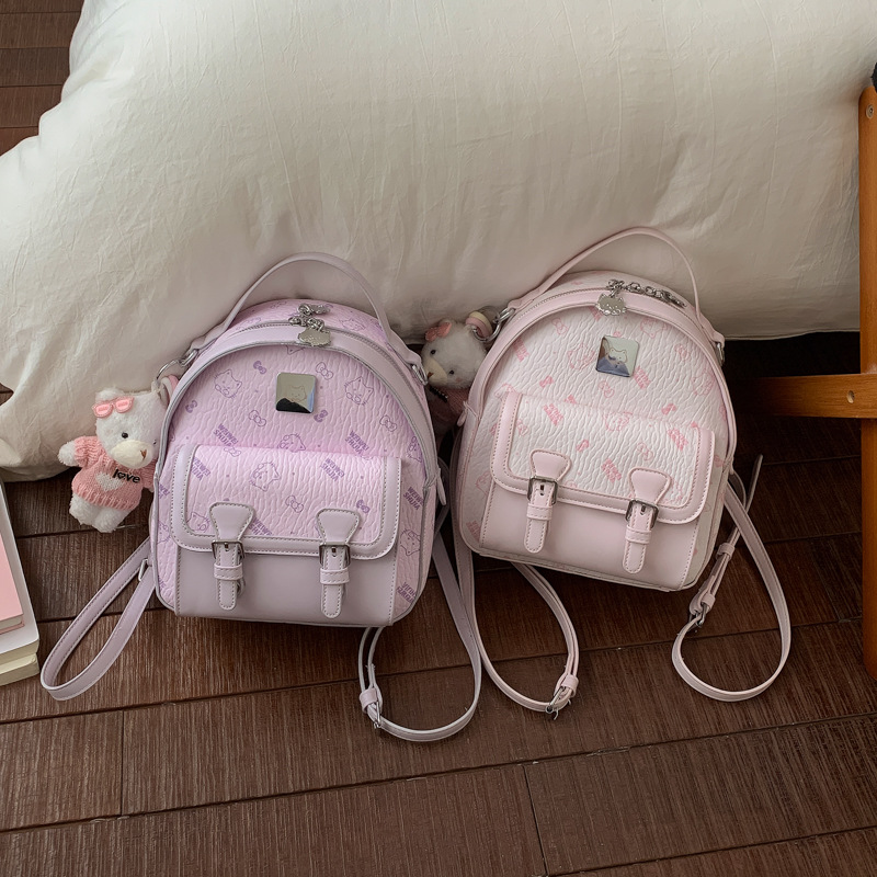 Moda extranjera estilo coreano simple sensación diaria 2026 nuevo hombro mochila bolsa de cubo portátil temperamento casual