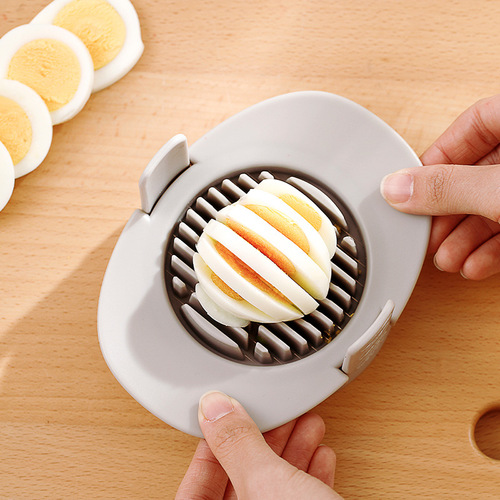 Japanese egg peeler stainless steel eggshell egg cutter divider slicing tool multi-purpose household egg peeler