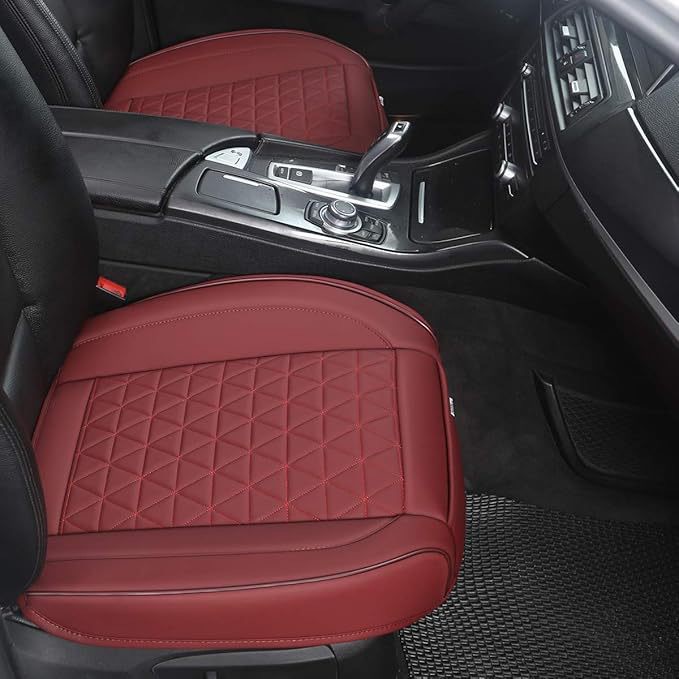 Universal four-season car seat cushion, summer perforated car seat cushion, leather three-piece car seat cushion set