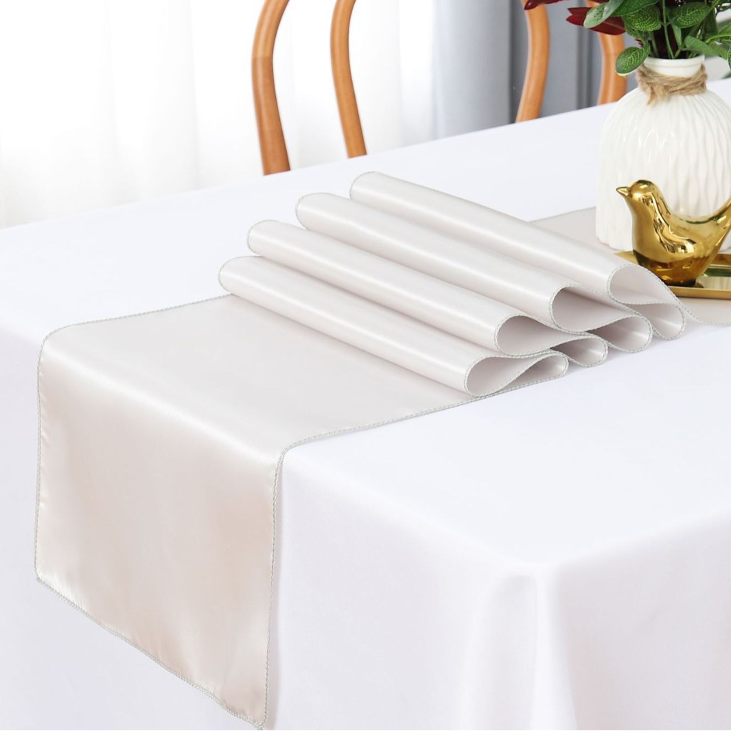 Banderas de mesa de satén de seda al por mayor