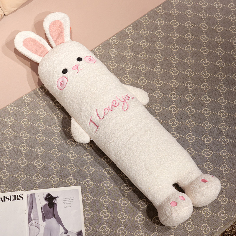Confesión almohada larga osos juguetes de peluche muñeca de dormir lindo conejo muñeca de tela regalo de cumpleaños para niños mujeres image 6