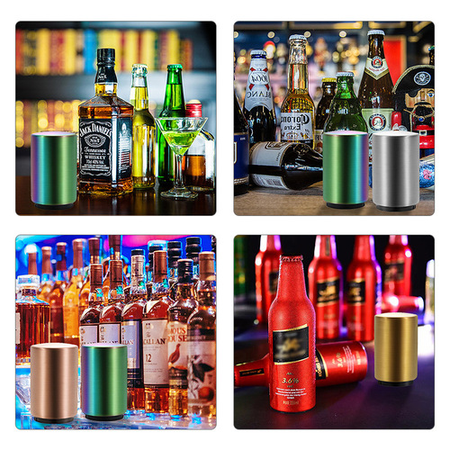 Factory direct selling stainless steel bottle opener automatic seamless press beer cocktail lid Amazon 304 bottle opener