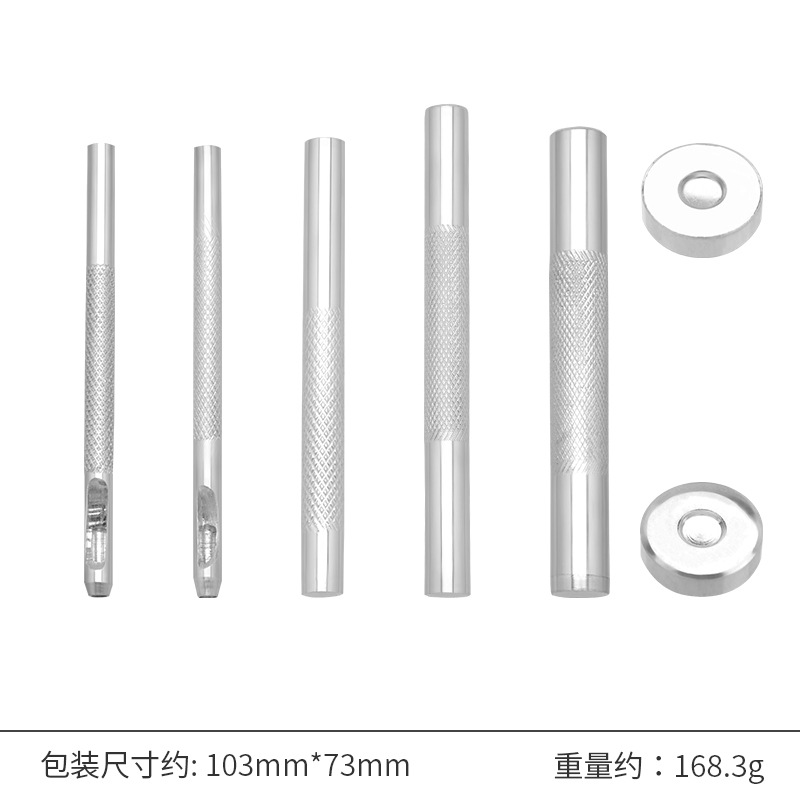 Herramienta de instalación de remache punzonado remache instalación varilla hebilla de cuatro juntas base de remache de perforación de mezclilla