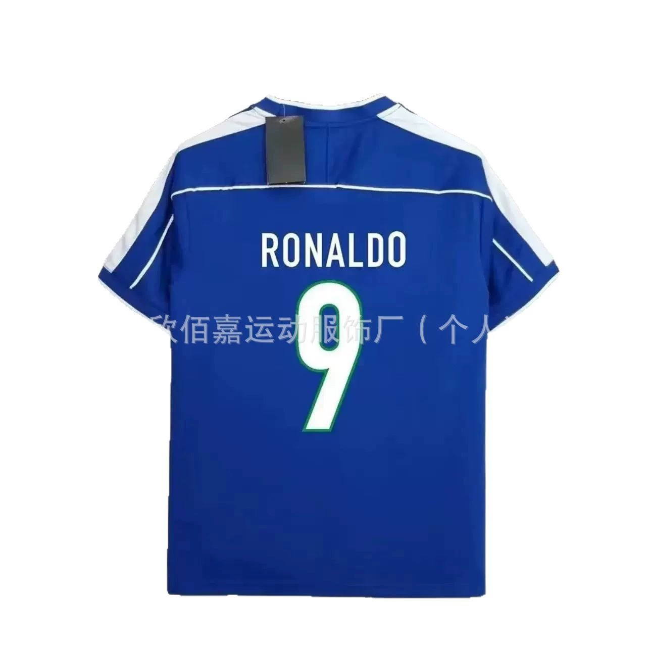 Оптовая retro 98 Бразилия дом и выезд №9 Роналдо №10 Rivaldo майка коротким рукавом для взрослых футбол