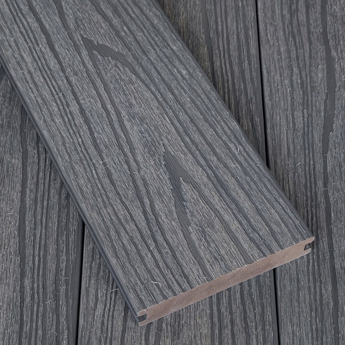 Wpc piso de plástico de madera hueca panel de pared exterior villa al aire libre tablero de madera de plástico ingeniería piso de madera de plástico al aire libre