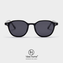 TR1952 韩范小圆框柳丁TR90偏光墨镜女ins网红街拍个性舒适太阳镜