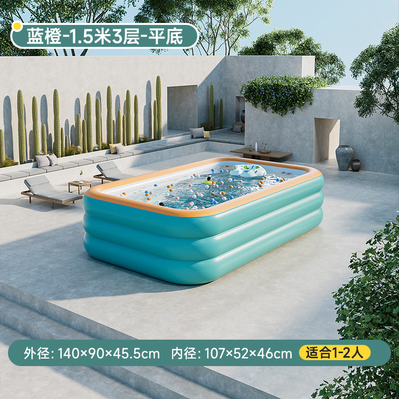 Inflatable swimming pool, 1.5meter, 3 floors