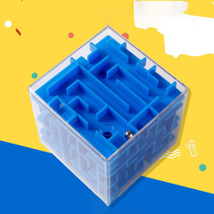 3D Transparent Cube Maze Walkthrough Puzzle Ball Shopping Arcade Children's Intelligence Training Toy