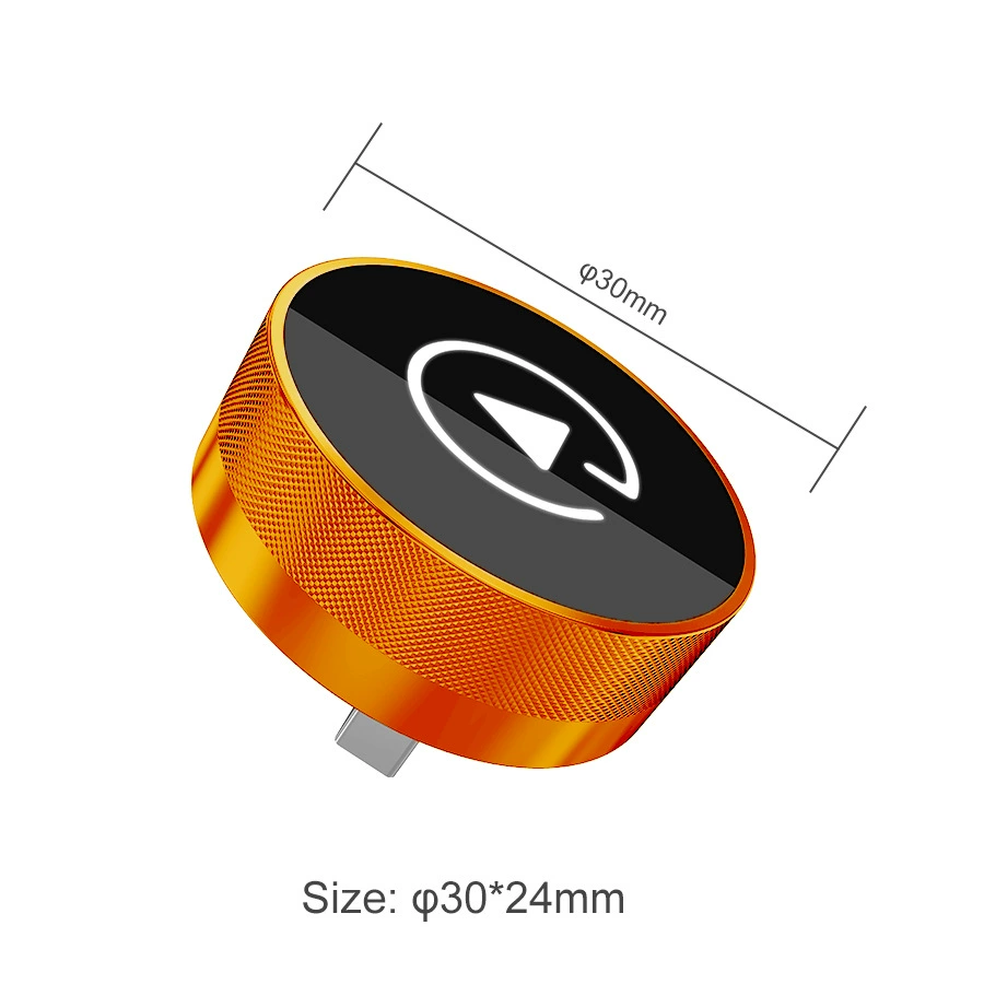 Cross-border private model wireless carplay adapter round car interconnection box Android Autocarplay box